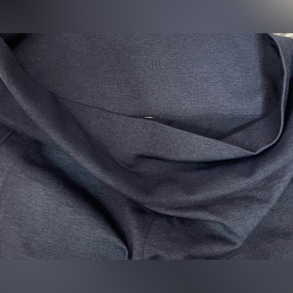 Lululemon In The Flow Crop II Leggings Heathered Deep Navy Size 6 - Picture 5 of 6